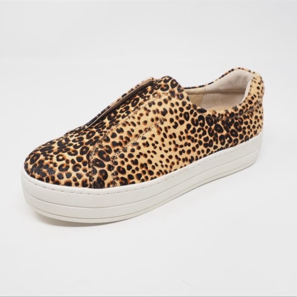 J/Slides Heidi Platform Sneaker (Genuine Calf Hair)
